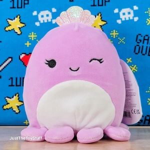 Squishmallow Violet the Octopus 5" UltraSoft Sealife Squad Toy Plush NWT
